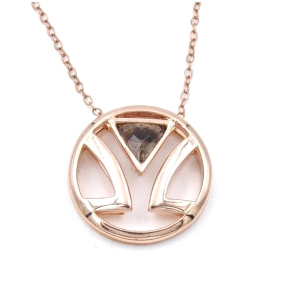 Levian Rose Gold Plated Sterling Silver Chocolate Topaz 18” Necklace - Picture 2 of 5